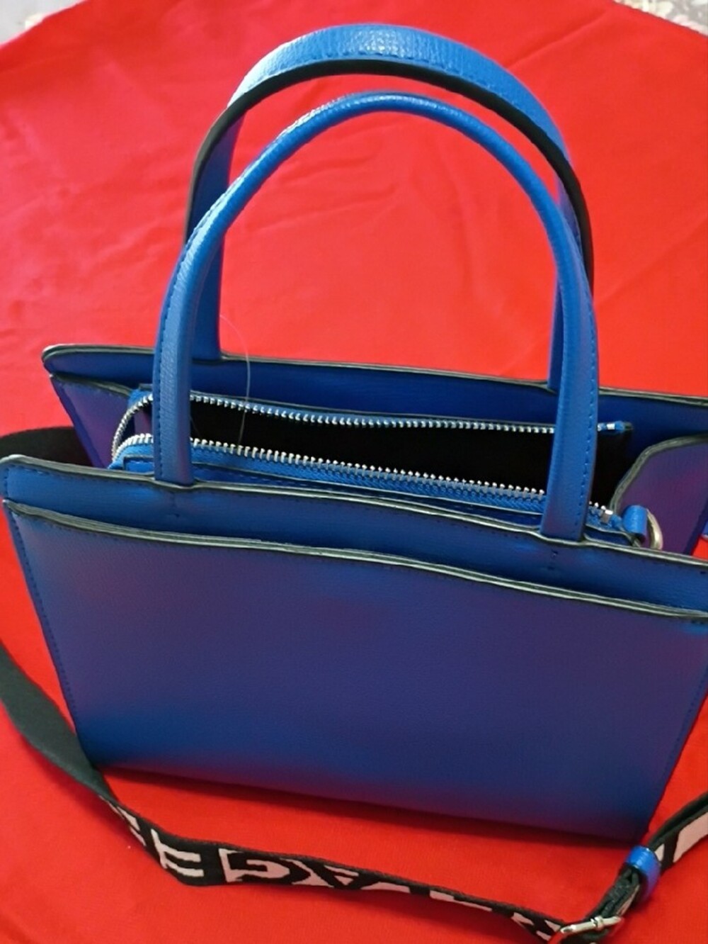 Karl Lagerfeld Black Logo-Accented Interior Tote - Picture 7 of 16
